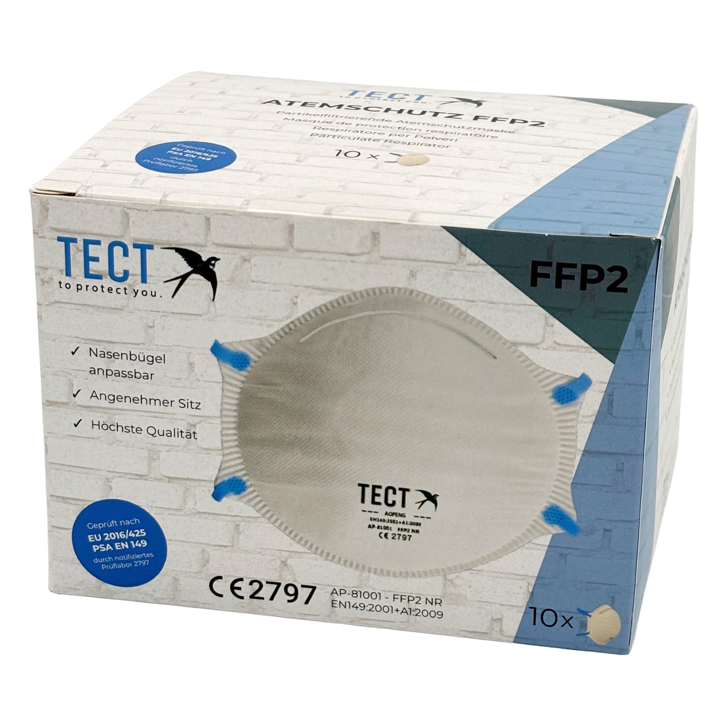 ATEMSCHUTZ FFP2, ohne Ventil