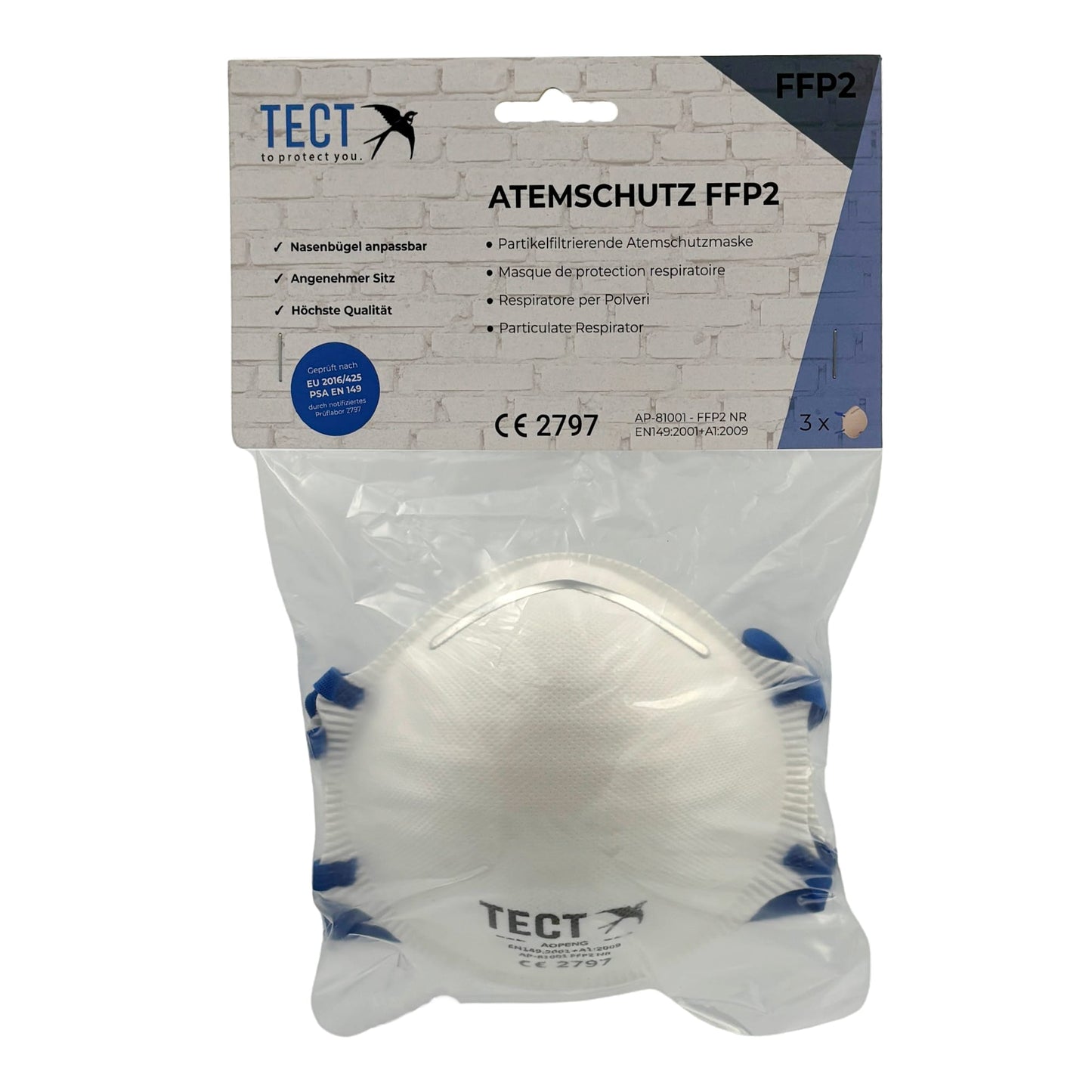 ATEMSCHUTZ FFP2, ohne Ventil