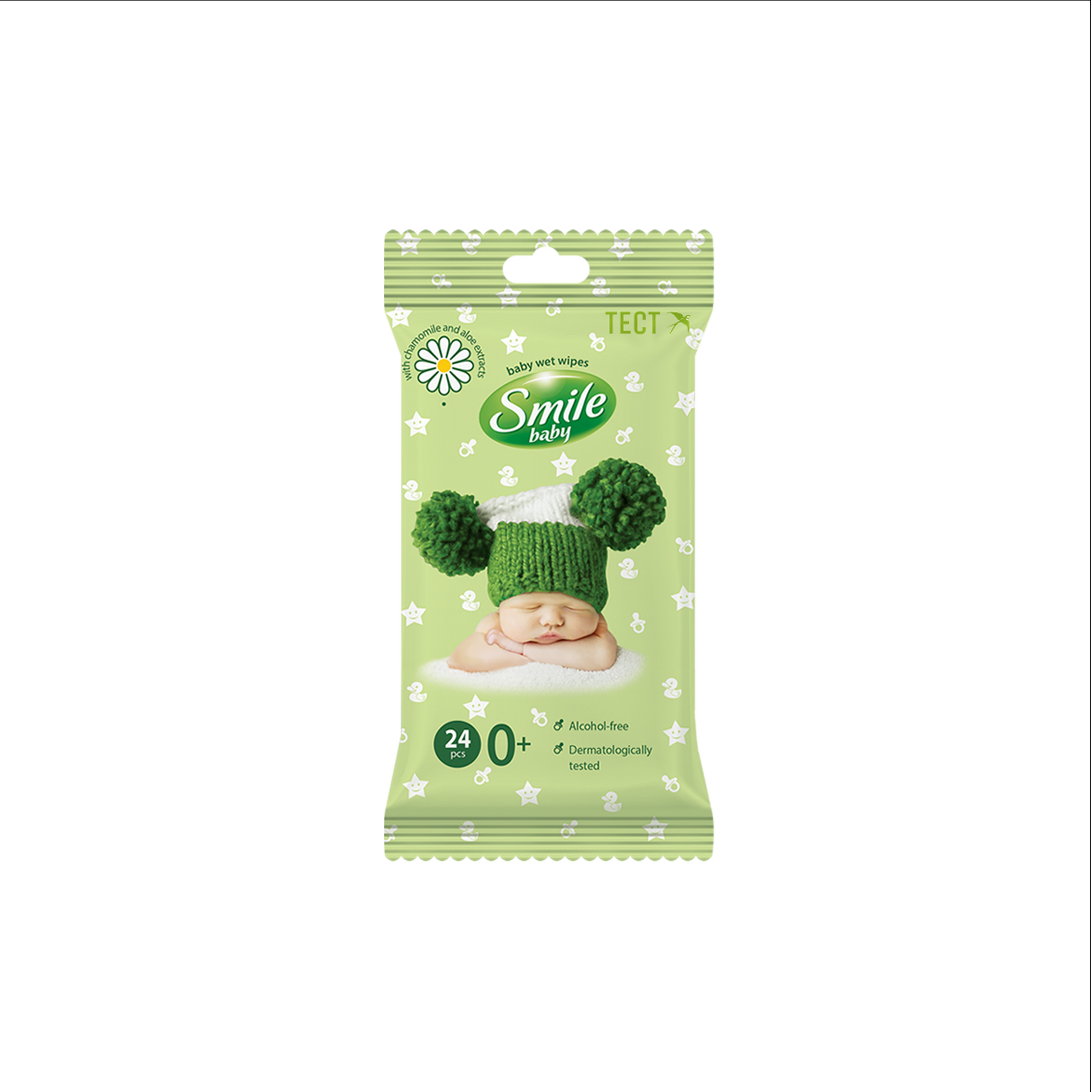 Reinigungstücher Kamille Aloe 24pc